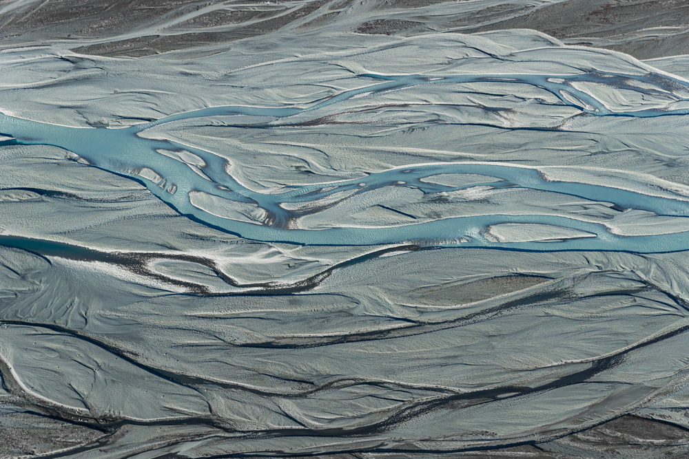 Braided River Scenic Helicopter Flight New Zealand