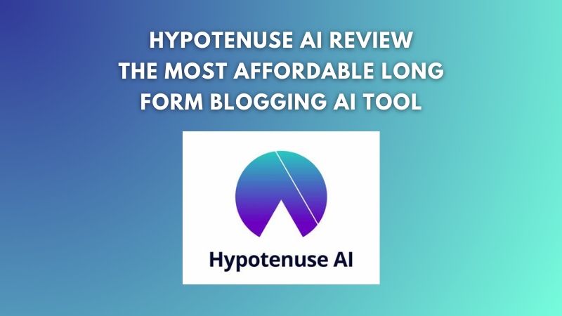 Hypotenuse Ai Review 2023: An Affordable Ai Tool for Bloggers