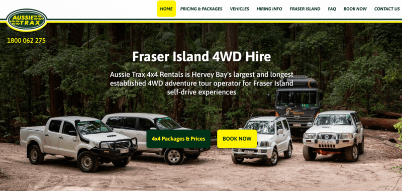 Aussie Trax 4x4 Rental Fraser Island