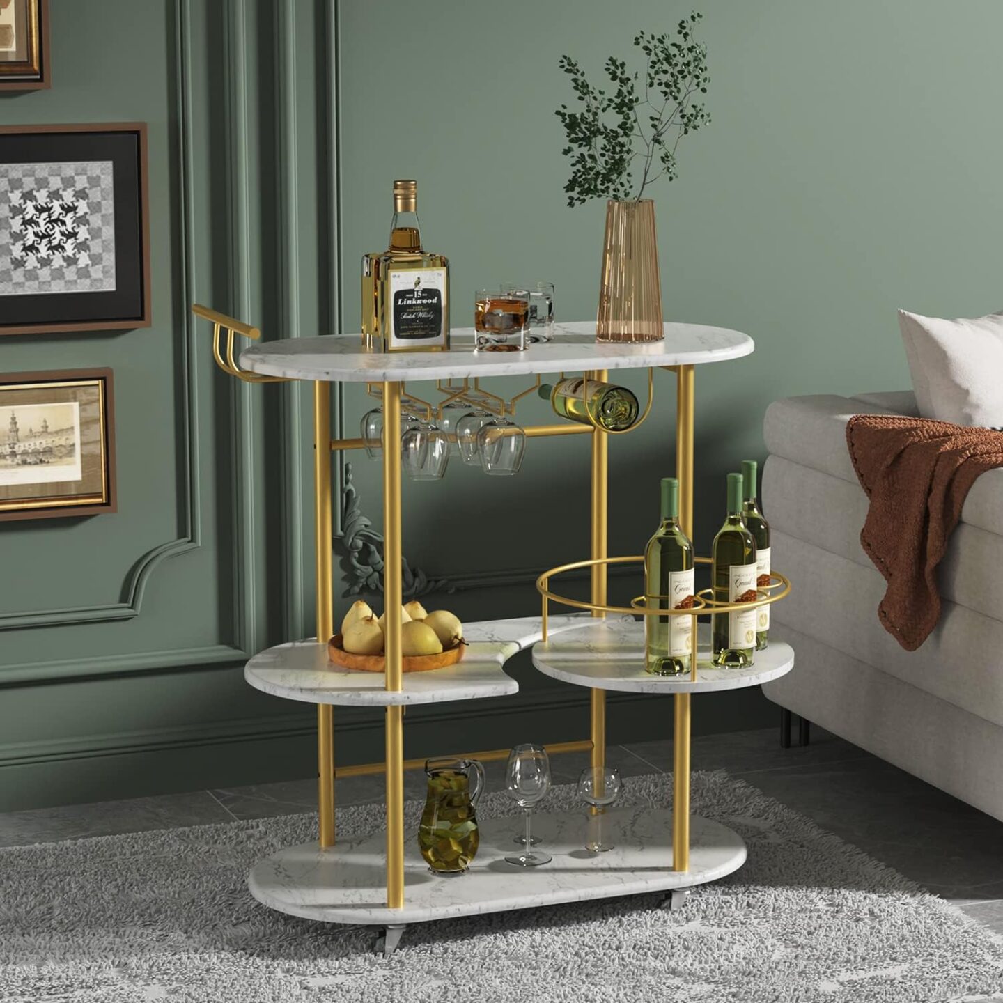 Luxe Bar Cart
