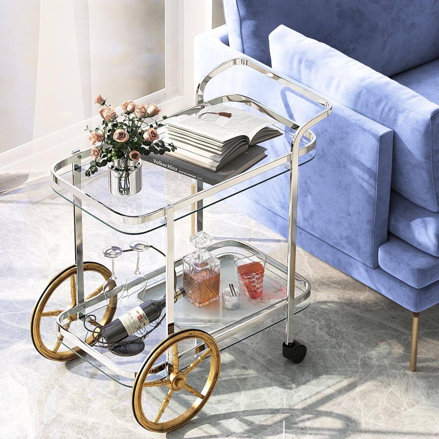 Retro Bar Cart