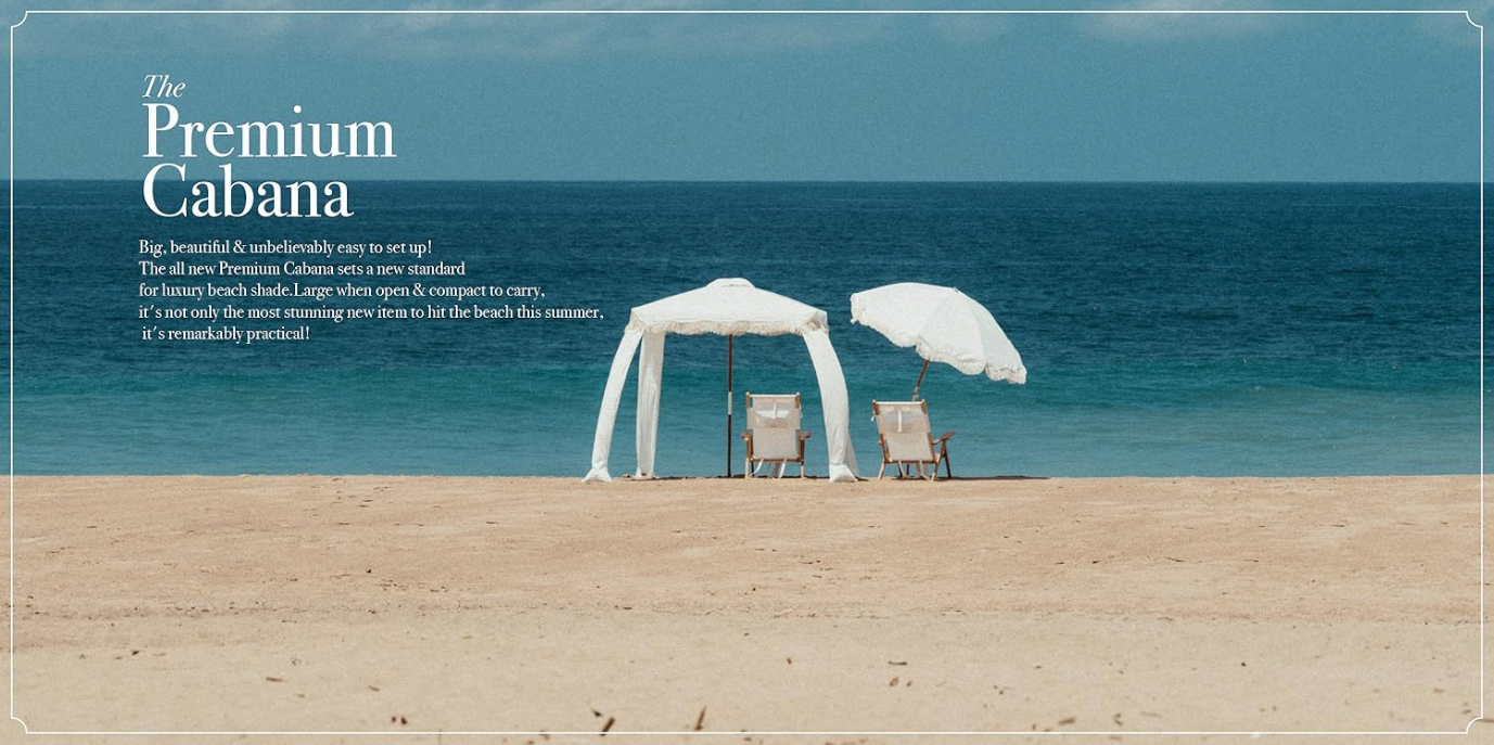 Luxe Beach Cabana