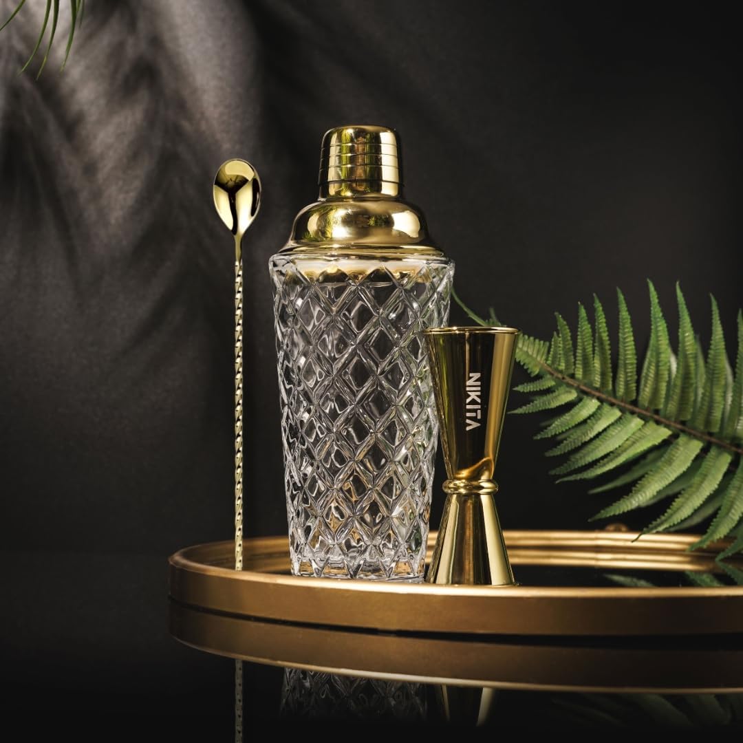Luxe Glass Cocktail Shaker